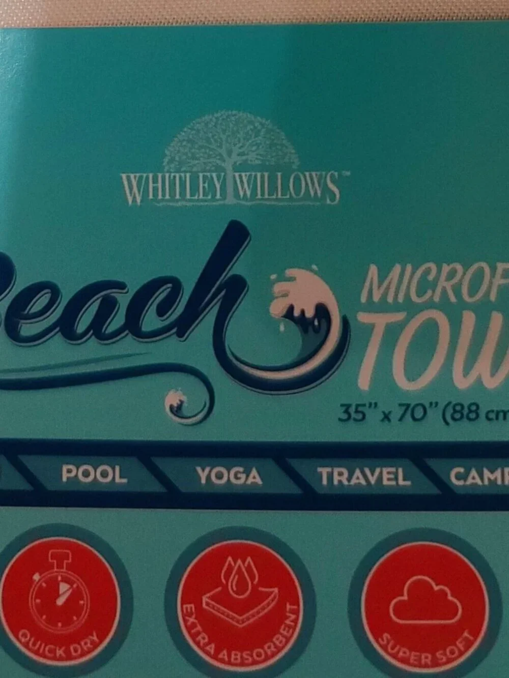 Whitley Willows Microfiber Beach Towel 35